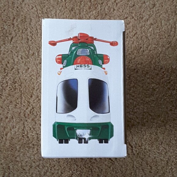 2001 Hess Helicopter with Motorcycle and Cruiser NWT - Picture 6 of 10